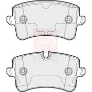 Apec Rear Brake Pad Set PD3827