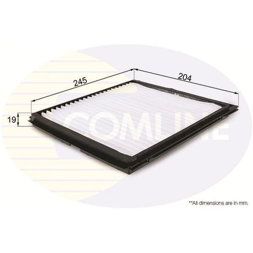 Comline Cabin Air Filter (Pollen Filter) fits Nissan Micra II 1992-2003