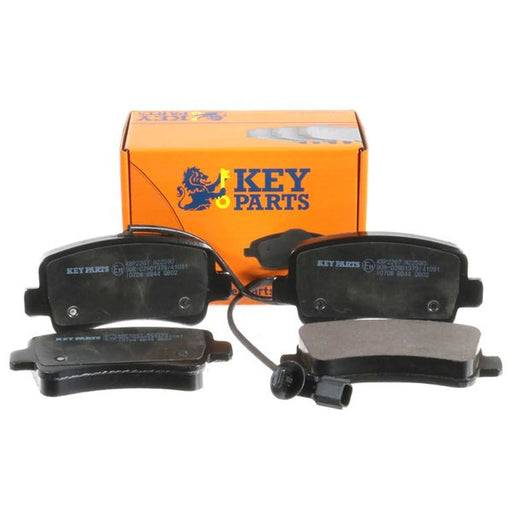 Key Parts 4 x Rear Brake Pad Set fits Nissan Interstar 2021-2024