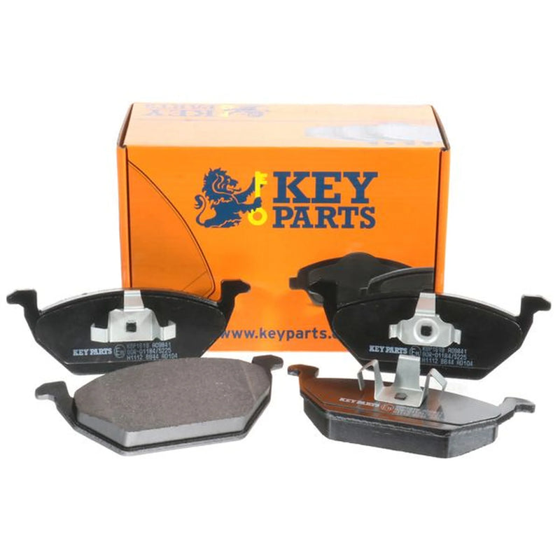 Key Parts Front & Rear Pads fits VW Polo V 2010-2022 1.6