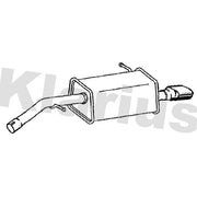 Klarius Box With Tail Pipe Rear fits Peugeot 208 I 2013-2019 1.2