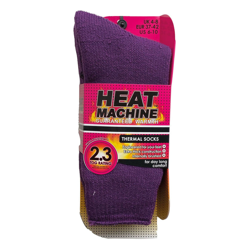 Ladies thermal insulated socks (assorted colours) 3342 UK Camping And Leisure - Dynamic Drive