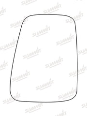 Summit Stick-On Commercial Mirror Glass fits Renault Extra 92 to 00 RHS Summit - Bars 4 Cars