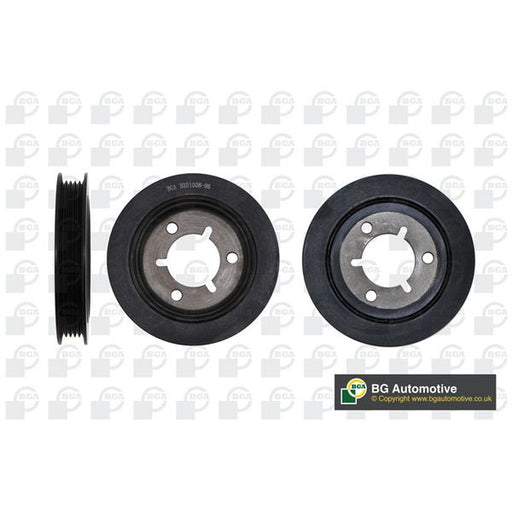 BGA Crank Shaft Belt Pulley fits Citroën Berlingo / Berlingo First 2000-2011 1.6