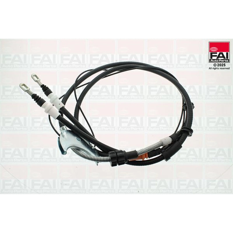 FAI Handbrake Cable Left Rear fits Ford Sierra I 1982-1993 1.6 1.8 2.0 2.3 2.8
