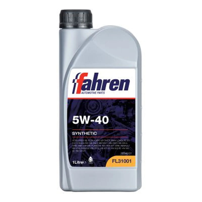 Fahren Engine Full Synthetic Oil 1L A3/B4 SN/CF 5W-40 fits Alfa Romeo 156
