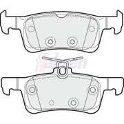 Fahren Rear Brake Pad Set FBP3835