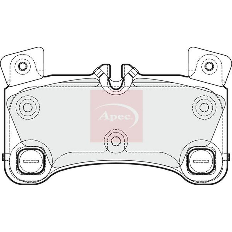 Apec Front & Rear Pads fits Audi Q7 2006-2015 4.2
