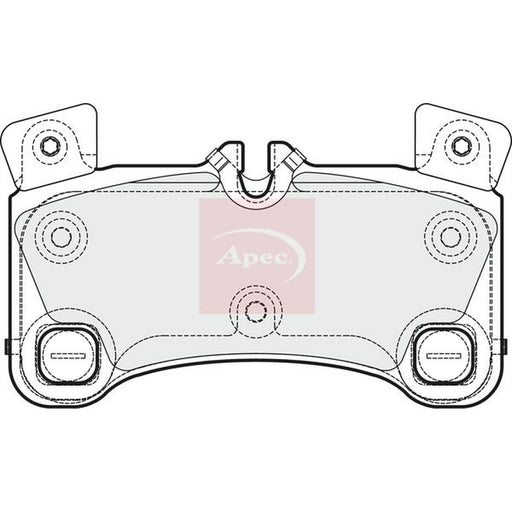 Apec Rear Brake Pad Set fits Audi Q7 2006-2015 4.2