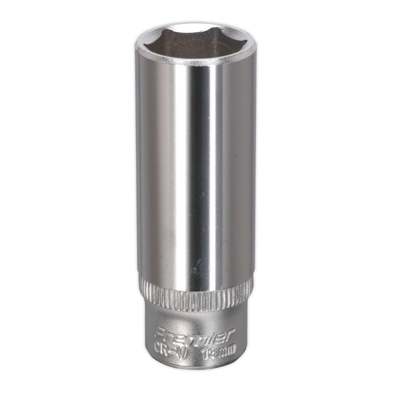 Sealey WallDrive Socket 13mm Deep 1/4"Sq Drive S1413D Sealey - Dynamic Drive