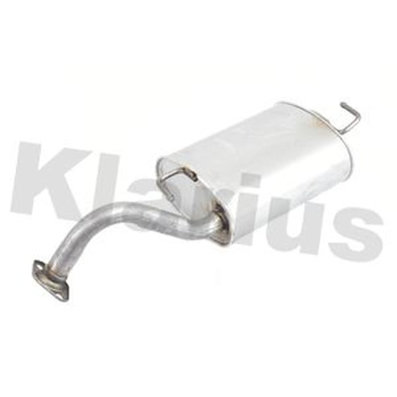 Klarius Box With Tail Pipe Rear fits Toyota Corolla 2001-2007 1.4 1.6