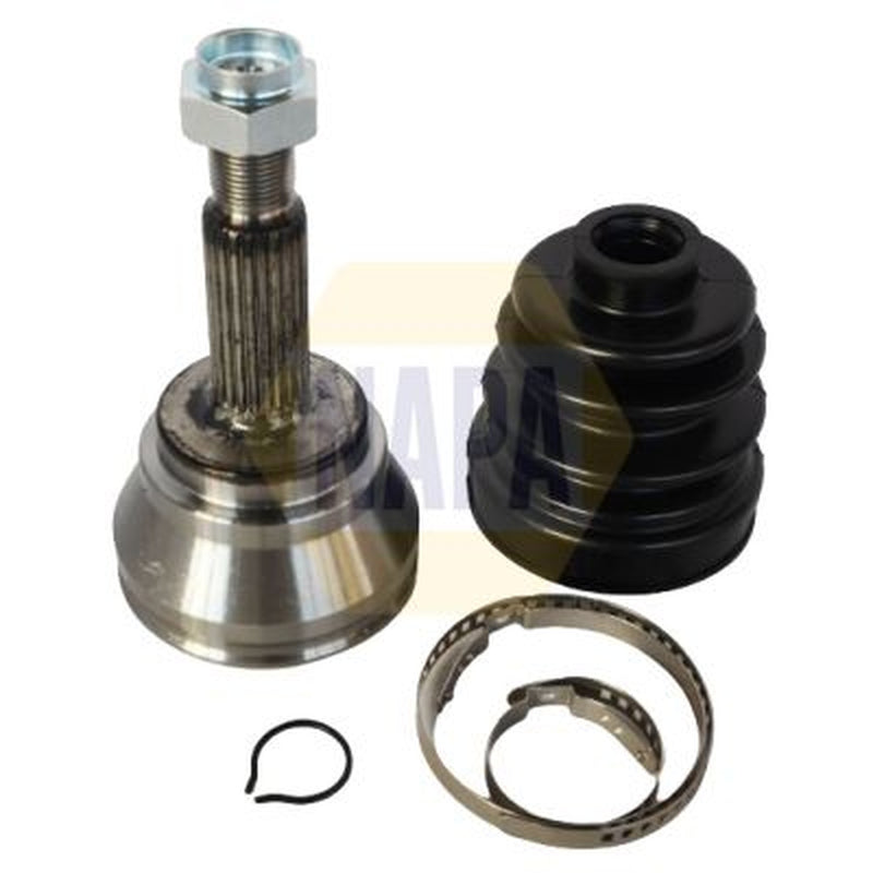 NAPA CV Axle Shaft Assembly Front fits Ford Escort 1983-1990 1.3 1.4 1.6 1.8