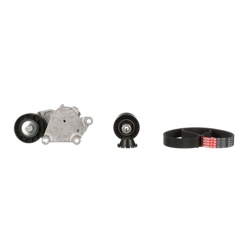 Gates V-Ribbed Belt Set fits Citroën C1 2005-2014 1.4