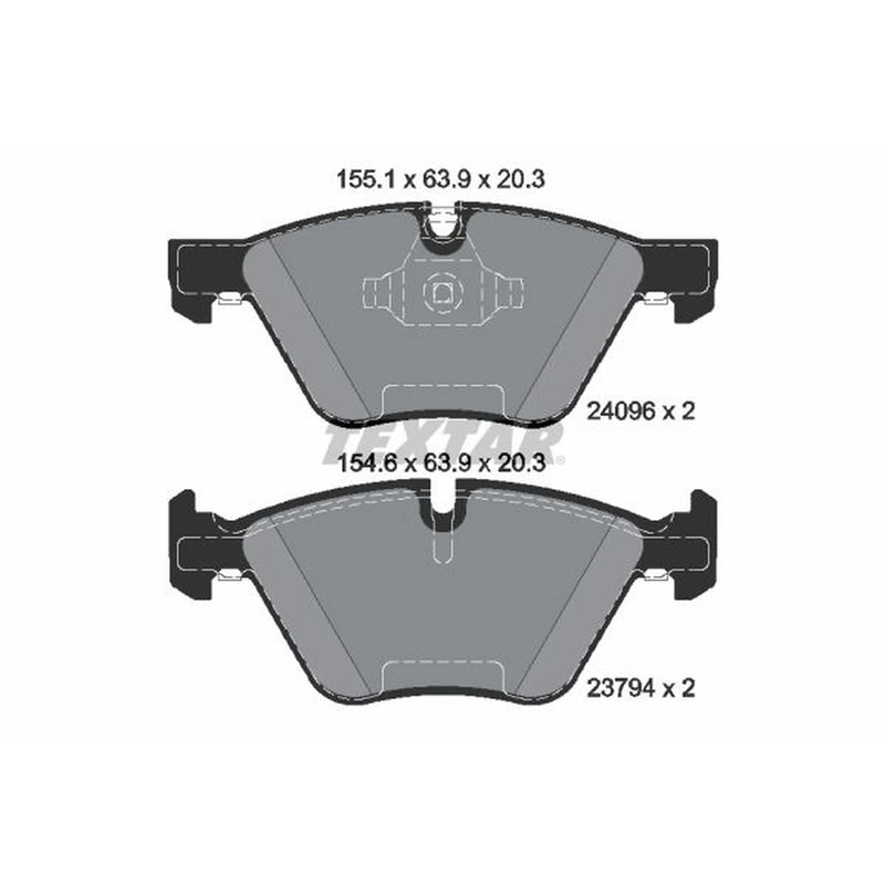Textar Front Brake Pad Set 2409601