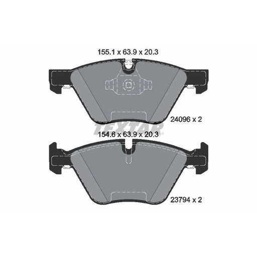 Textar Front Brake Pad Set 2409601