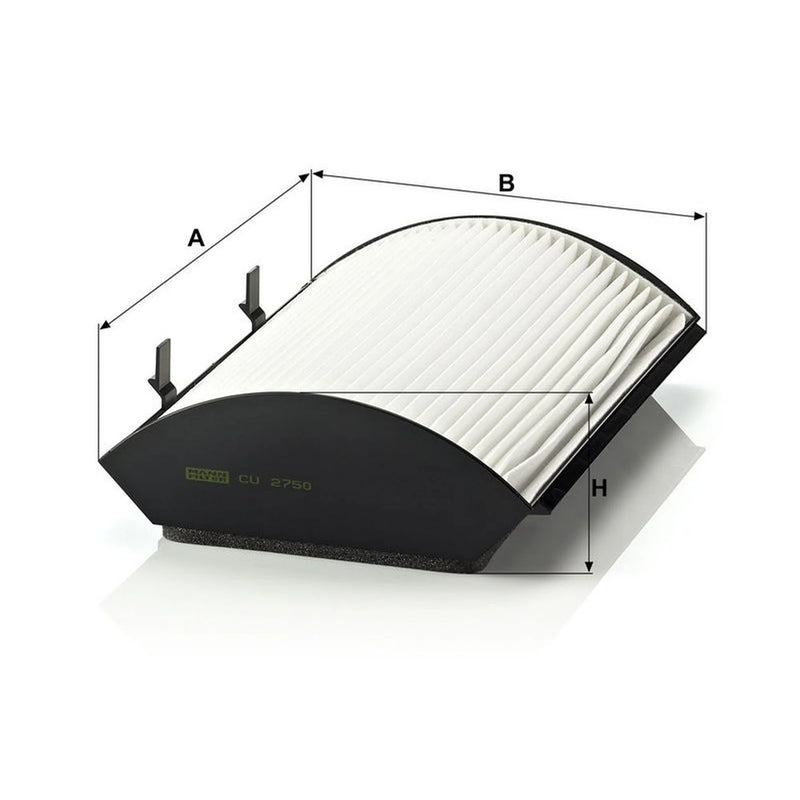MANN-FILTER Cabin Air Filter (Pollen Filter) Eng.compart. passeng. si fits VW B4
