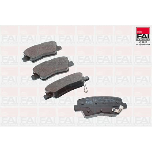 FAI Rear Brake Pad Set fits Hyundai Grandeur 2011-2017 2.2 2.4
