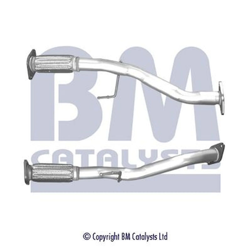 BM Catalysts Exhaust Pipe OD fits Nissan Qashqai II 2013 on 1.2