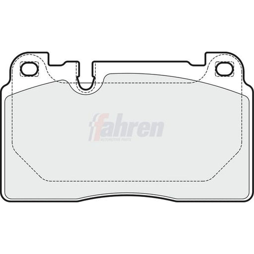 Fahren Front Brake Vented Discs & Pads fits Audi Q5 2009-2017 2.0