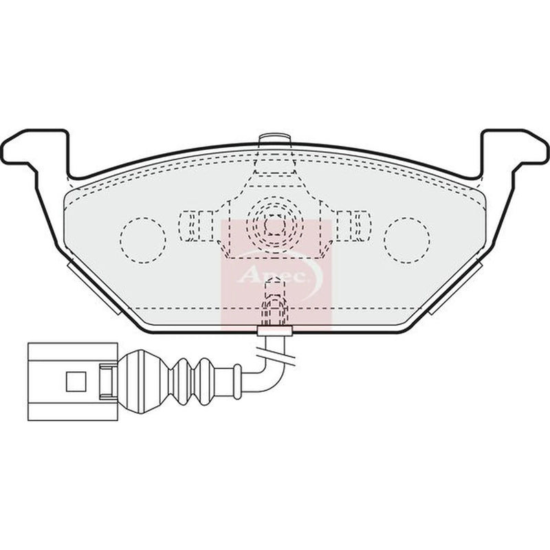 Apec Front Brake Pad Set PAD1129