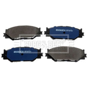 Borg & Beck Front & Rear Brake Discs & Pads fits Lexus Is III 2013-2020
