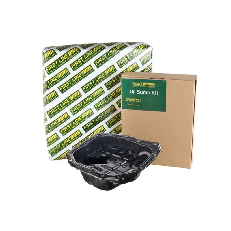 First Line Engine Oil Sump Pan Steel fits Citroën C1 2005-2014 1.0