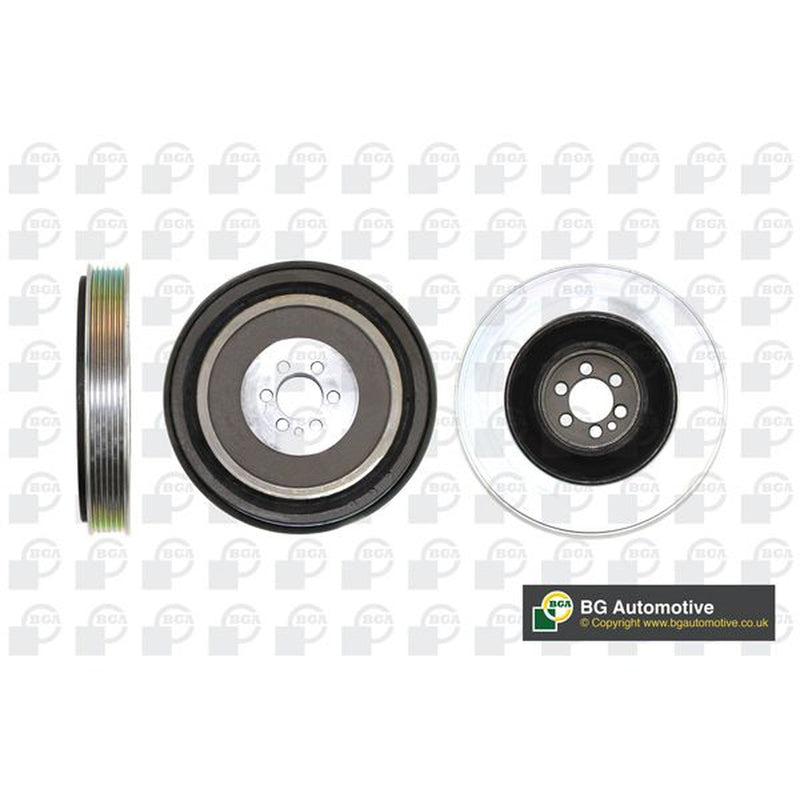 BGA Crank Shaft Belt Pulley fits Alfa Romeo 156 1997-2005 2.4