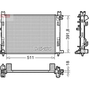 Denso Engine Radiator DRM37002