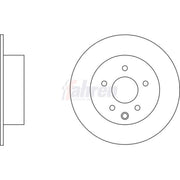 Fahren Front & Rear Brake Discs & Pads fits Nissan Juke 2010-2019 1.6