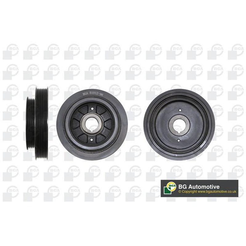BGA Crank Shaft Belt Pulley fits Nissan Almera Tino 2000-2003 2.0