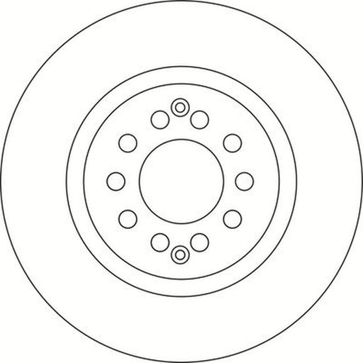 Abtex 2 x Vented Brake Discs fits MG Zs SUV 2017 on 1.0 1.5