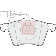Apec Front Brake Pad Set fits Ford Galaxy 1996-2006 1.9
