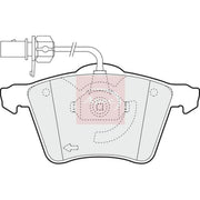 Apec Front Brake Pad Set PAD1323