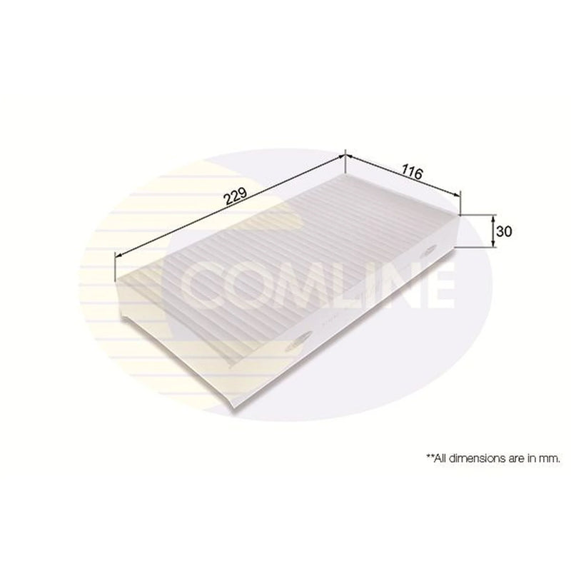 Comline Cabin Air Filter (Pollen Filter) EKF339