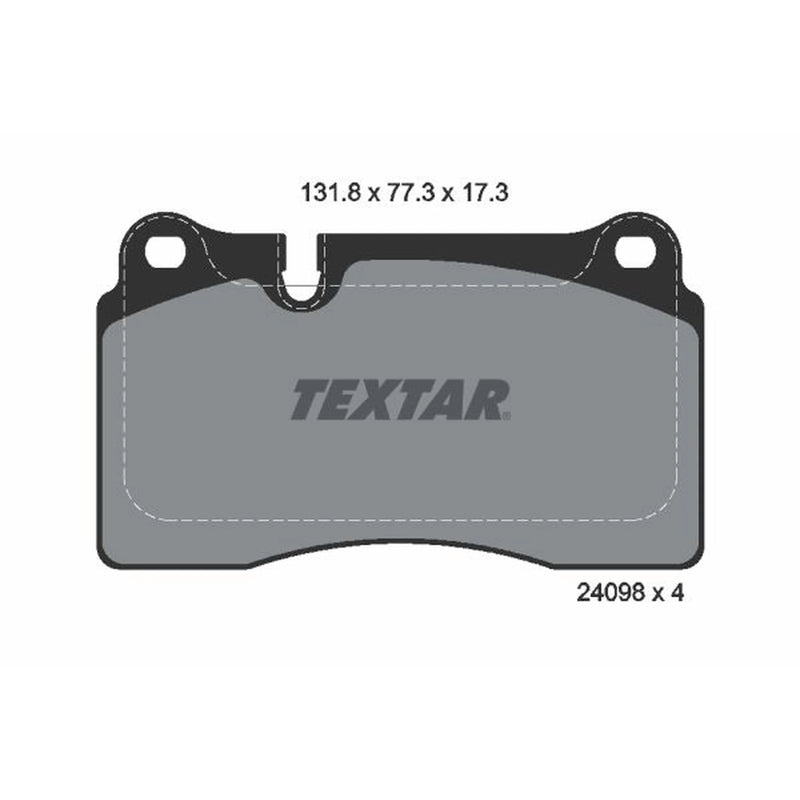 Textar Front Brake Pad Set 2409801