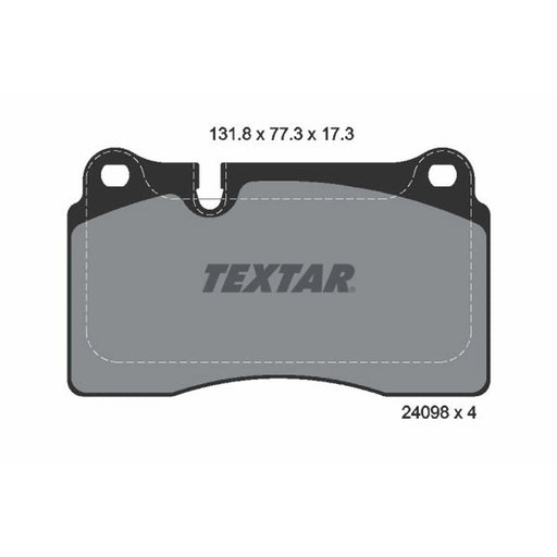 Textar Front Brake Pad Set 2409801
