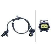 Hella ABS Wheel Speed Sensor Front Right 6PU 358 417-411