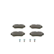 Bosch Front & Rear Pads fits Toyota Proace 2013-2016 1.6 2.0
