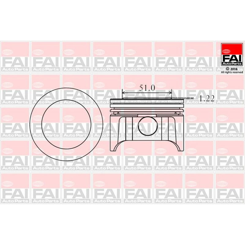FAI Piston Cylinder Bore =