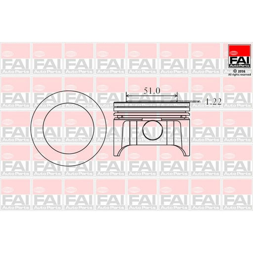FAI Piston Cylinder Bore =