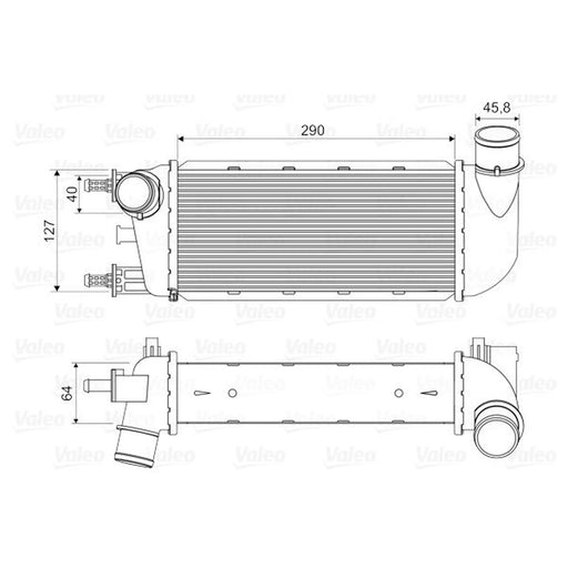 Valeo Intercooler (Charge Air Cooler) 818582