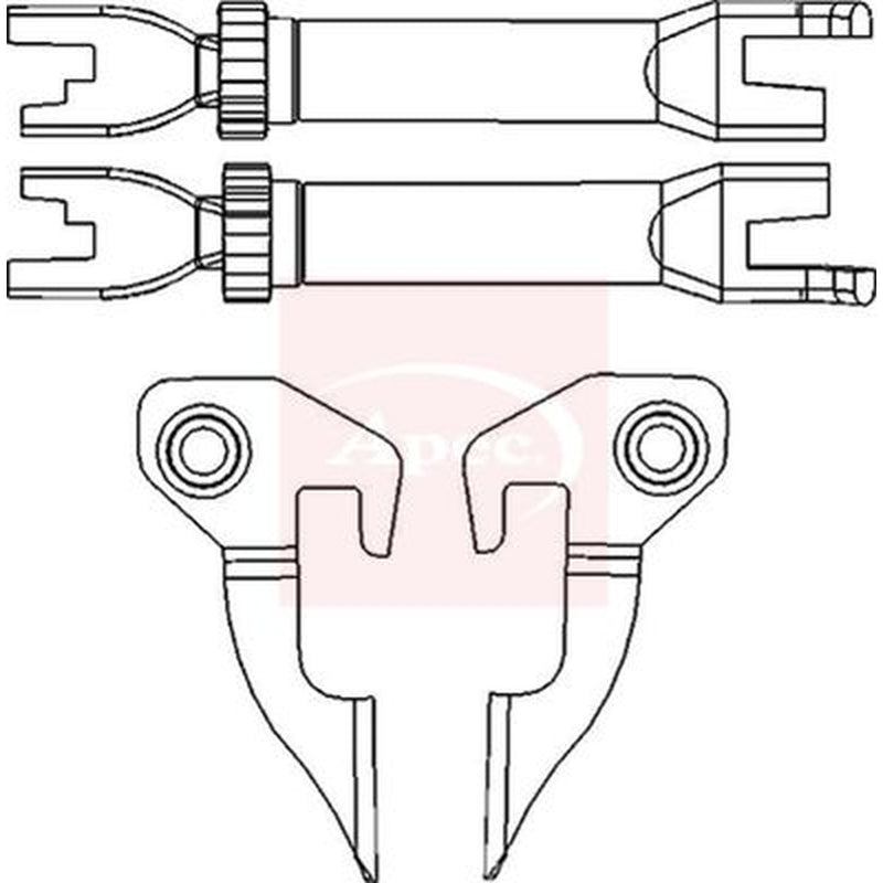 Apec Brake Slack Adjuster Teeth fits Opel Agila A 2000-2007 1.0 1.2 1.3