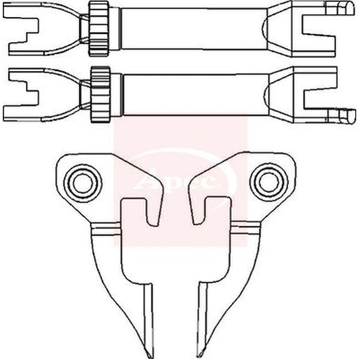 Apec Brake Slack Adjuster Teeth fits Opel Agila A 2000-2007 1.0 1.2 1.3
