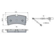 Bosch Front & Rear Pads fits Bentley Mulsanne 2009-2020 6.8