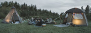 Easy Camp Rands Tipi Tent Dark Sand 8 Person Easy Camp - Dynamic Drive