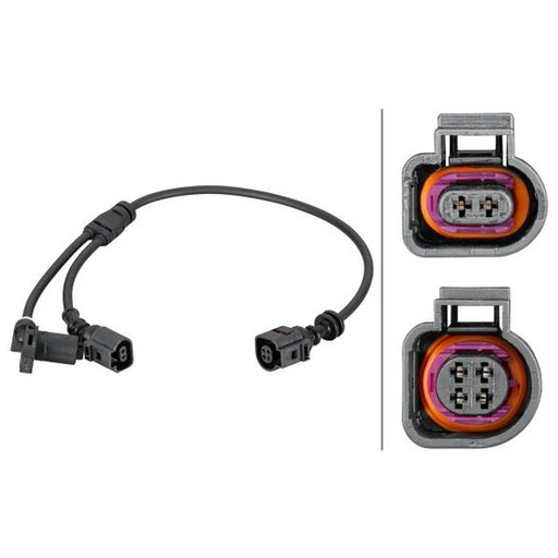 Hella ABS Wheel Speed Sensor Front Left fits Ford Galaxy 1996-2006 1.9