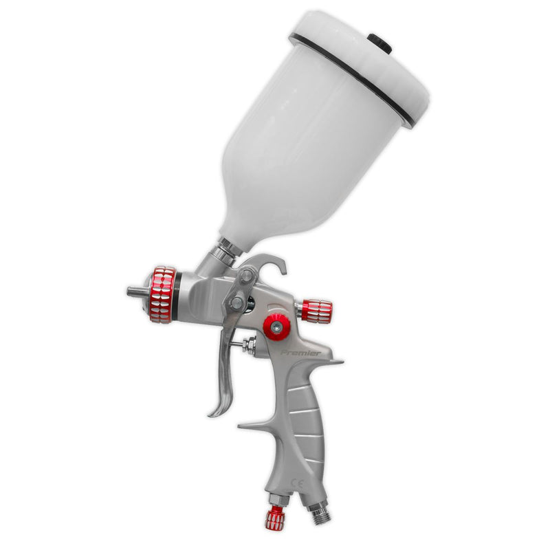 Sealey HVLP Gravity Feed Spray Gun 1.3mm Set-Up HVLP01 Sealey - Dynamic Drive