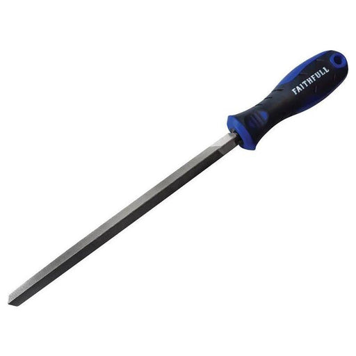Faithfull Three-Square Second Cut Engineers File 150mm (6in) Faithfull - Dynamic Drive