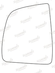 Summit Heated Base Plate With Commercial Mirror Glass fits Fiat Dobl??, Vauxhall Combo LHS Summit - Bars 4 Cars