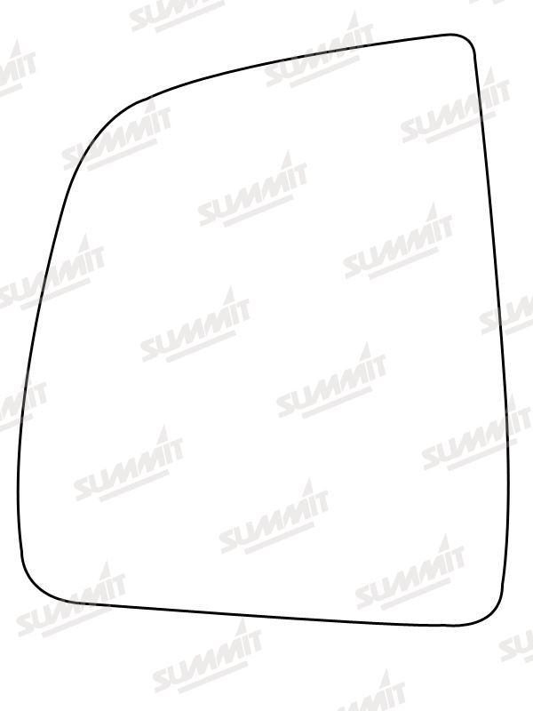 Summit Heated Base Plate With Commercial Mirror Glass fits Fiat Dobl??, Vauxhall Combo LHS Summit - Bars 4 Cars